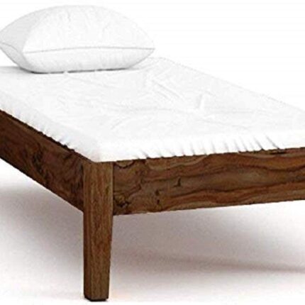 Sheesham Wood Single Bed - Natural Finish